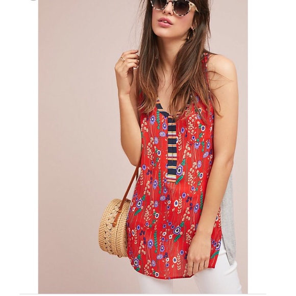 Anthropologie Tops - ANTHROPOLOGIE TINY ZUMA SLEEVELESS TUNIC